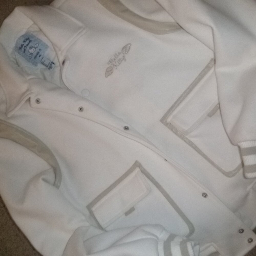 Hello Kitty varsity bomber jacket size L NWT - Picture 7 of 13